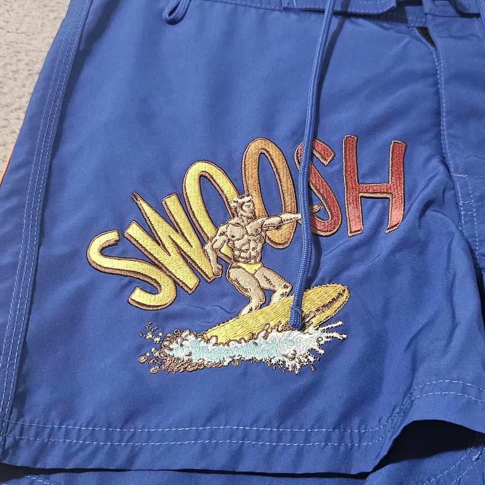 SUNDEK Men's Swoosh Swim Trunks Board‎ Shorts Lined Men's Size 29 RARE - Picture 6 of 9